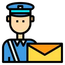 Free Cartero Correo Postal Icono