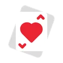 Free Cartas De Coracao Cartas De Poquer Apostas Ícone