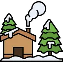 Free Casa Neve Inverno Ícone
