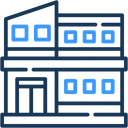 Free Casa Moderna Moderna Casa De Ferias Ícone