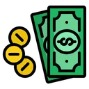 Free Cash Coins Dolla Icon