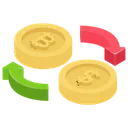 Free Cash Exchange Currency Exchange Swap Icon