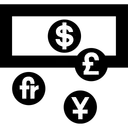 Free Cash Currency Exchange Icon