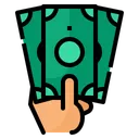 Free Cash Money Hand Icon