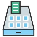 Free Cash Register Invoice Business And Finance Icon