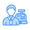 Free Cashier Payment Machine Icon