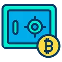 Free Cerradura Caja Fuerte Casillero Bitcoin Icono