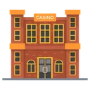 Free Casino Gaming House Clubhouse Icon