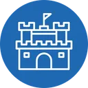 Free Castle Sand Fort Icon
