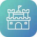 Free Castle Sand Fort Icon