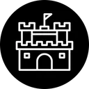 Free Castle Sand Fort Icon