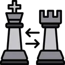 Free Castling King And Rook Switch King Icon