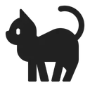 Free Cat High Contrast Icon