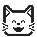 Free Cat With Smiling Icon