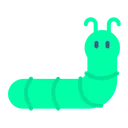 Free Caterpillar Insect Spring Icon