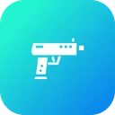 Free Caution Gun Safety Icon