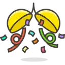 Free Celebration Poppers Decoration Icon