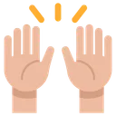 Free Celebration Gesture Hand Icon
