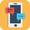 Free Cellulare Telefono Chat Icon