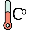Free Celsius Temperature Thermometer Icon