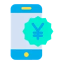 Free Ienes Celular Dinheiro Ícone