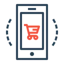 Free Celular Venda Carrinho Icon