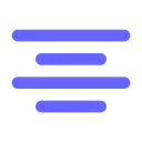 Free Center Alignment  Icon