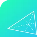 Free Center Centroid Triangle Icon