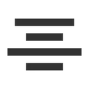 Free Center Align Icon