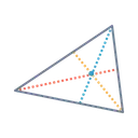 Free Centro Centroide Triangolo Icon