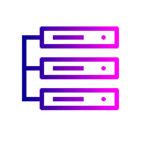 Free Datos Centro Servidor Icono