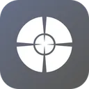 Free Cerchio Croce Pistola Icon