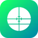 Free Cerchio Croce Pistola Icon