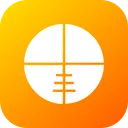 Free Cerchio Croce Pistola Icon