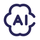 Free Cerebro Ai Icones Monocromaticos Icones Planos Ícone