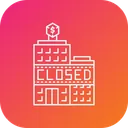 Free Cerrado Negocios Empresa Icono