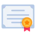 Free Certificado Diploma Certificacion Icono