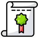 Free Degree Document Certificate Icon