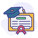 Free Certificate Diploma Degree Icon