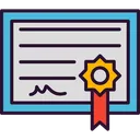 Free Certificate Diploma License Icon