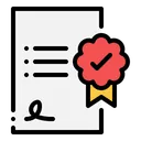 Free Certificate Certification Award Icon