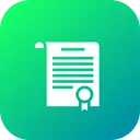 Free Certificato  Icon