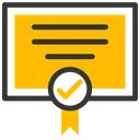 Free Diploma Approved Accept Icon