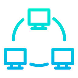 Free Chain Computer  Icon