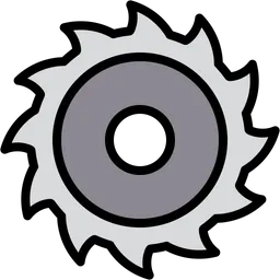 Free Chain saw wheel  Icon