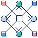 Free Chain Structure Connection Chain Network Icon