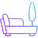 Free Chaiselongue  Symbol