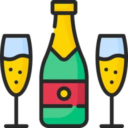 Free Champagne  Icon