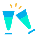 Free Clink Glass Toast Icon