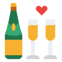 Free Champagne Alcohol Drinks Icon